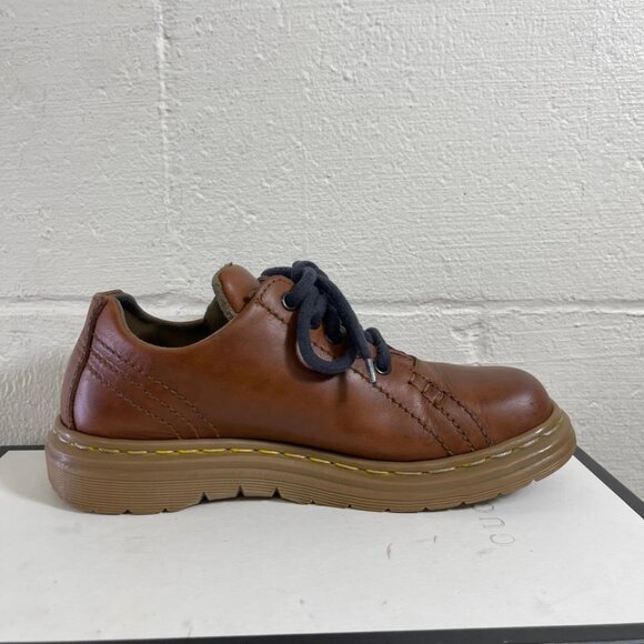 Dr. Martens 9554 Brown Leather Casual Oxford Shoes Men\'s 6 UK/7 US England Made main image 9